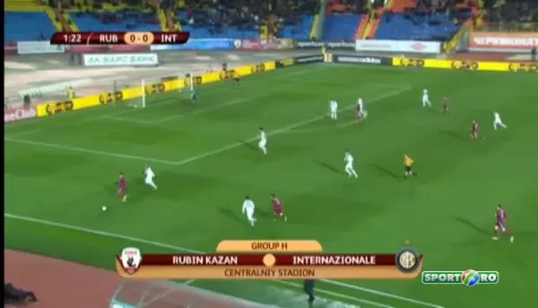 Rusine pentru Inter, istorie pentru Rubin! Meciul dupa care italienii au spart televizorul! Cum arata 'bara salvatoare' care a ucis-o pe Inter la 0-3 cu Rubin! VIDEO REZUMAT: