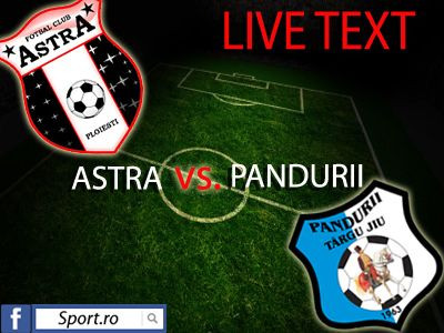 Astra 4-1 Pandurii! Astra urca pe locul 2 in clasament, la 7 puncte in spatele Stelei!