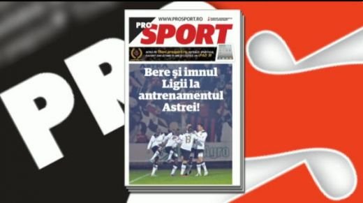 Citeste marti in ProSport: Ei sunt oamenii care vor sa-i 'fure' titlul Stelei! Jucatorii Astrei asculta imnul Champions League la antrenamente!