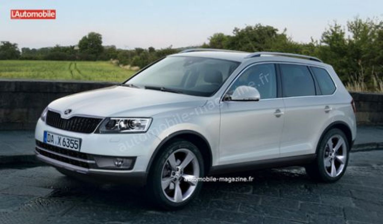 FOTO Skoda lanseaza rival pentru Duster! Cum arata noul Polar, SUV programat pentru 2015:_3