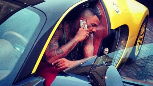 Rapperii se bat cu fotbalistii in masini! Ce bijuterie de 1 MILION si-a tras The Game! SUPER FOTO: