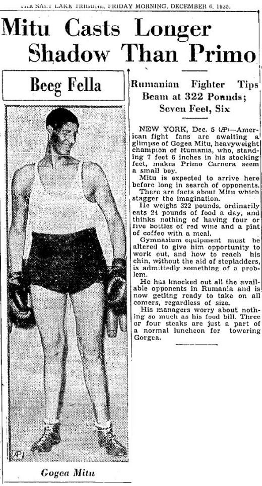 Misterul mortii celui mai inalt roman din istorie! Gogea Mitu a trait in 4 ani cat altii in 100! A fost UCIS de mafia din box?_5