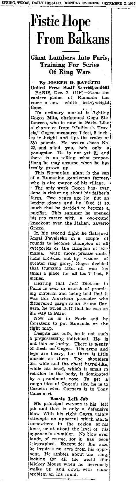 Misterul mortii celui mai inalt roman din istorie! Gogea Mitu a trait in 4 ani cat altii in 100! A fost UCIS de mafia din box?_15