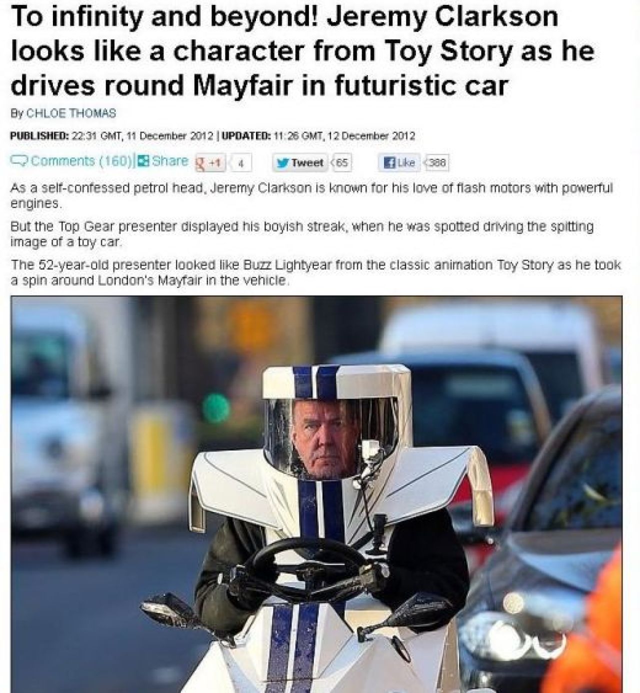 FOTO Jeremy Clarkson SOCHEAZA din nou! Ultima nebunie a starului de la Top Gear! Cum a aparut pe strada_2