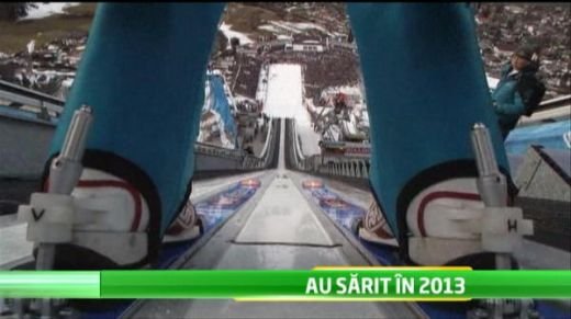 Omul care a ZBURAT prin zapada! Saritura DEMENTIALA care l-a facut sa para ZEU