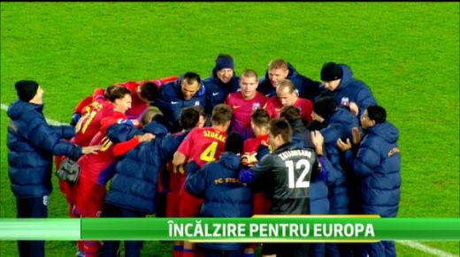 Reghe nu glumeste cu finala Europa League! Pentru dubla cu Ajax se antreneaza cu echipe din Liga! Steaua ii va intalni pe singurii jucatori care au castigat cu Barca!