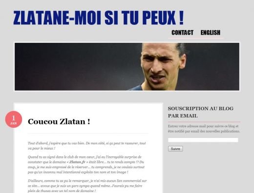 Zlatan a castigat inca o 'batalie'! :) L-a facut KO pe fanul care nu voia sa-i cedeze un site! :) Ce i-a cerut in schimbul domeniului si ce s-a intamplat dupa:_2