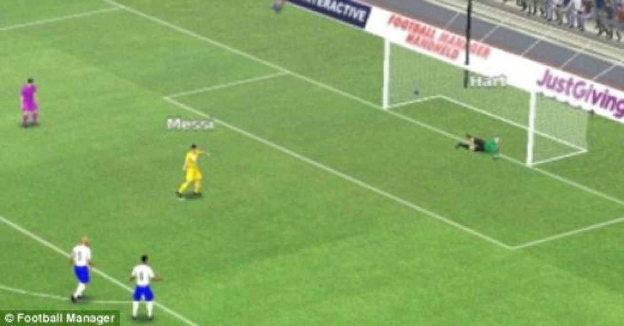 Meciul SECOLULUI a fost simulat de Daily Mail! Cea mai tare echipa din lume vs starurile din Premier League! Messi a ratat un penalty! Vezi toate fazele meciului :)_4