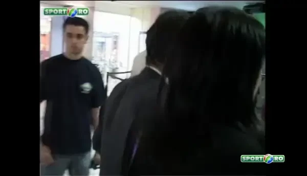 Becali a fost la film alaturi de sotia sa si de stelisti.