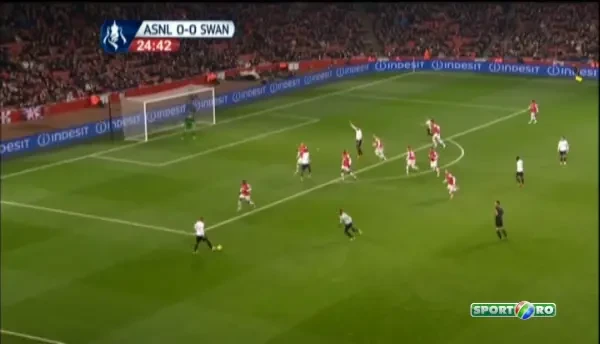 Arsenal se califica dupa gol splendid in min 85! Meci nebun pe Emirates cu 4 bare! Arsenal 1-0 Swansea! VIDEO REZUMAT