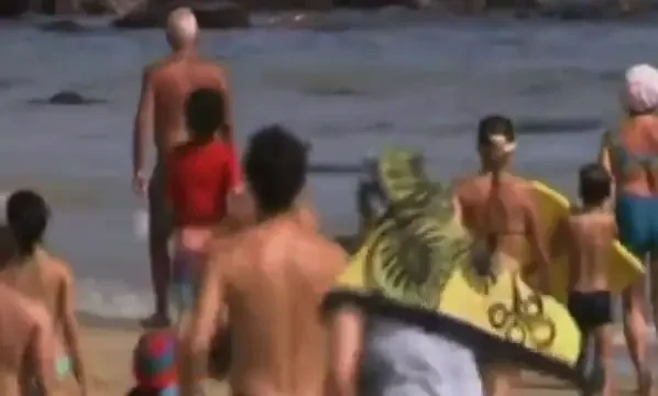 VIDEO Momentul INCREDIBIL in care un barbat trage de un rechin cu mainile goale! Cum si-a salvat nepotii de la o DRAMA!