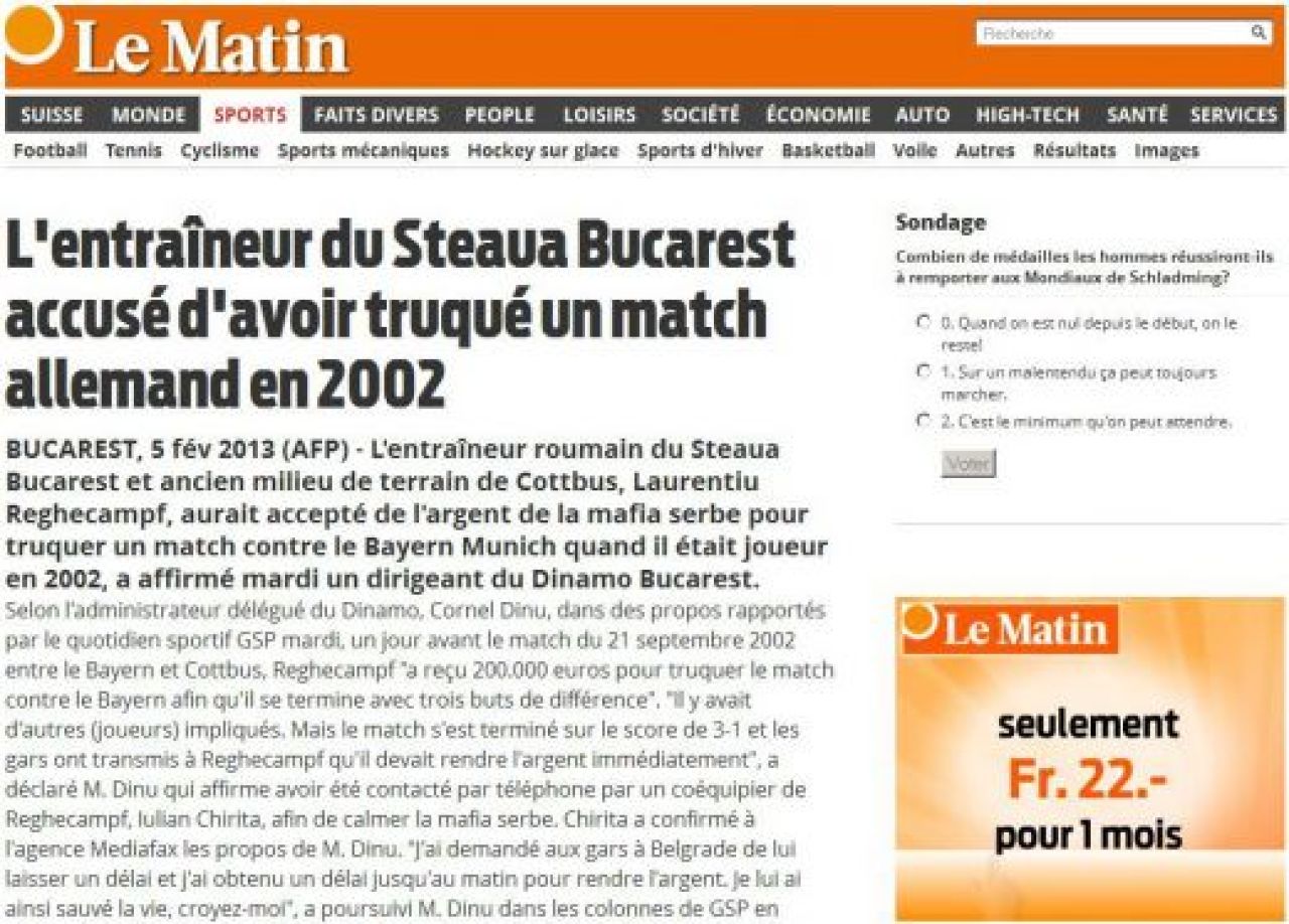 Presa din Europa scrie despre trecutul lui Reghecampf in Bundesliga: