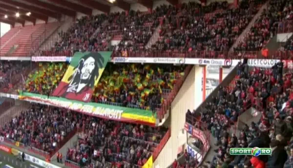 Atmosfera de senzatie la Liege inainte de Standard - Mons!