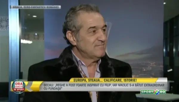 VIDEO MEMORABIL! Becali n-a facut niciodata show mai mare dupa un meci: Cum sa castige Amsterdam, cu strazile alea pline de cocaina, de canabis si hasis :))