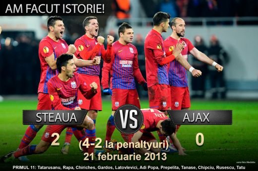 Galeria Zilei: Imaginile de aratat nepotilor! Seara in care Steaua a facut magie! Nu rata o galerie FOTO cu istoria facuta de tine! CLICK AICI pentru FOTO!