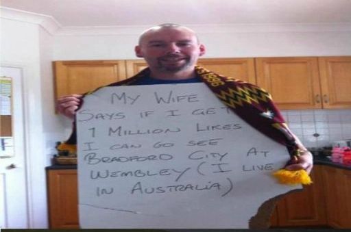 Imaginea pe care asteptau s-o vada MILIOANE de oameni! Gestul SENZATIONAL al unui suporter pentru echipa vietii lui! Bradford 0-5 Swansea, finala Cupei Ligii Angliei!_1