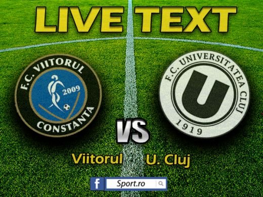Viitorul 1-1 Universitatea Cluj! Pustii lui Hagi, salvati de Chitu! Universitatea continua lupta pentru salvarea de la retrogradare! Vezi fazele meciului: