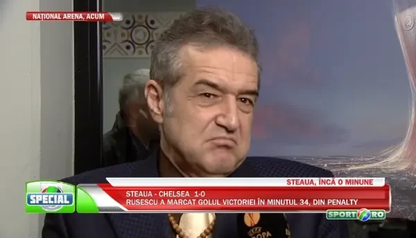 Gigi a facut SHOW in fata camerelor dupa meciul cu Chelsea: Hai lasati-ma ca mi-am facut cruce si cand fac asa Tocana, tocana e pacat! SUPER VIDEO