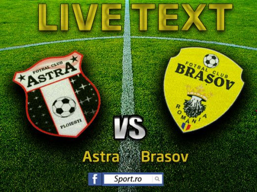 Astra 3-0 FC Brasov! Astra continua lupta cu Steaua! Brasovul, DISTRUSA de Budescu, Tembo si Fatai! Vezi toate fazele meciului: