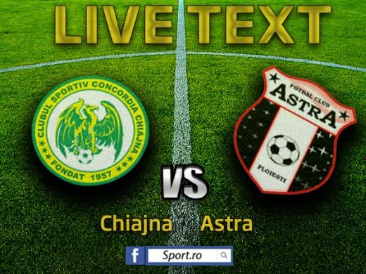 Concordia Chiajna 0-2 Astra! Fatai si Tembo trag tare sa o ajunga pe Steaua! Fatai RATEAZA un penalty, Tembo inscrie dintr-un altul! Astra a avut 3 bare!