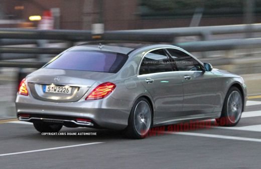 FOTO Noua limuzina de la Mercedes a fost pozata fara camuflaj! S-Classe apare in 2014! UPDATE: Au aparut primele imagini oficiale cu interiorul:_10
