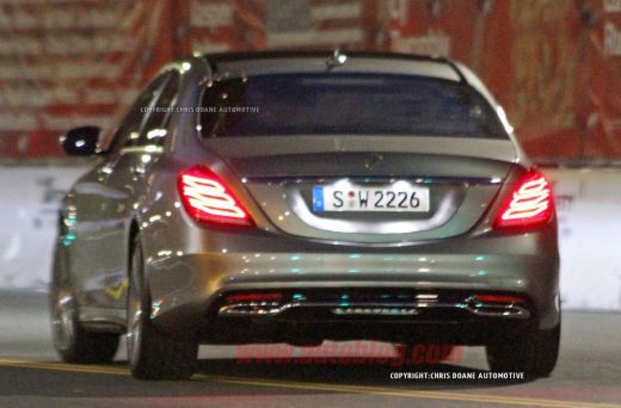 FOTO Noua limuzina de la Mercedes a fost pozata fara camuflaj! S-Classe apare in 2014! UPDATE: Au aparut primele imagini oficiale cu interiorul:_13