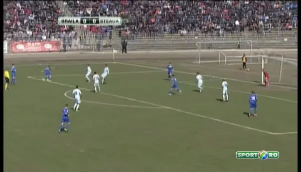 A pus TINTA si a tras cat a putut de tare! Puscasu, gol superb in poarta lui Stanca! Steaua s-a facut de RAS la Braila!