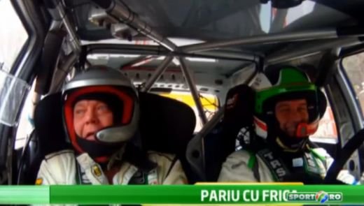 Momente dementiale la raliu! Era sa LESINE dupa ce s-a urcat in masina TURBATA! VIDEO senzatie