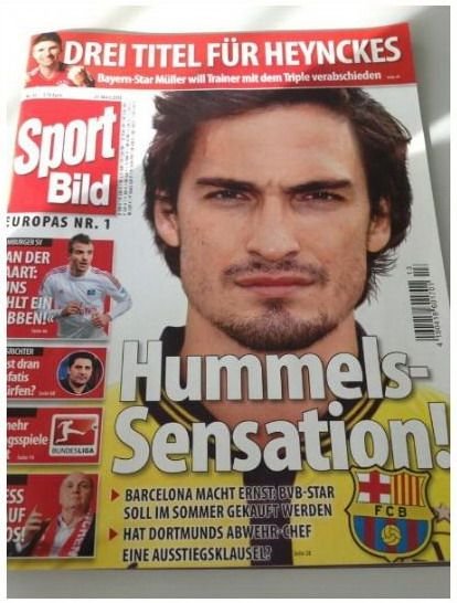 Cea mai citita publicatie din Germania anunta astazi pe prima pagina: Barcelona negociaza deja pentru un jucator formidabil de 25 mil &euro; de la Borussia Dortmund!