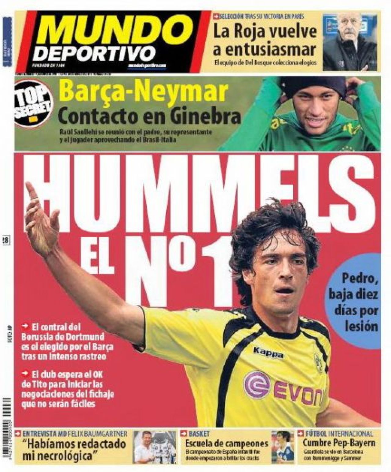 TITLURILE ZILEI | Hummels, primul pe lista de transferuri a Barcelonei! Gazzetta dello Sport: