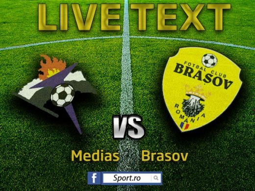 Gaz Metan 0-0 Brasov! Trei ocazii URIASE ratate de acelasi jucator, in decurs de 7 minute. Vali Negru a luat ROSU DIRECT