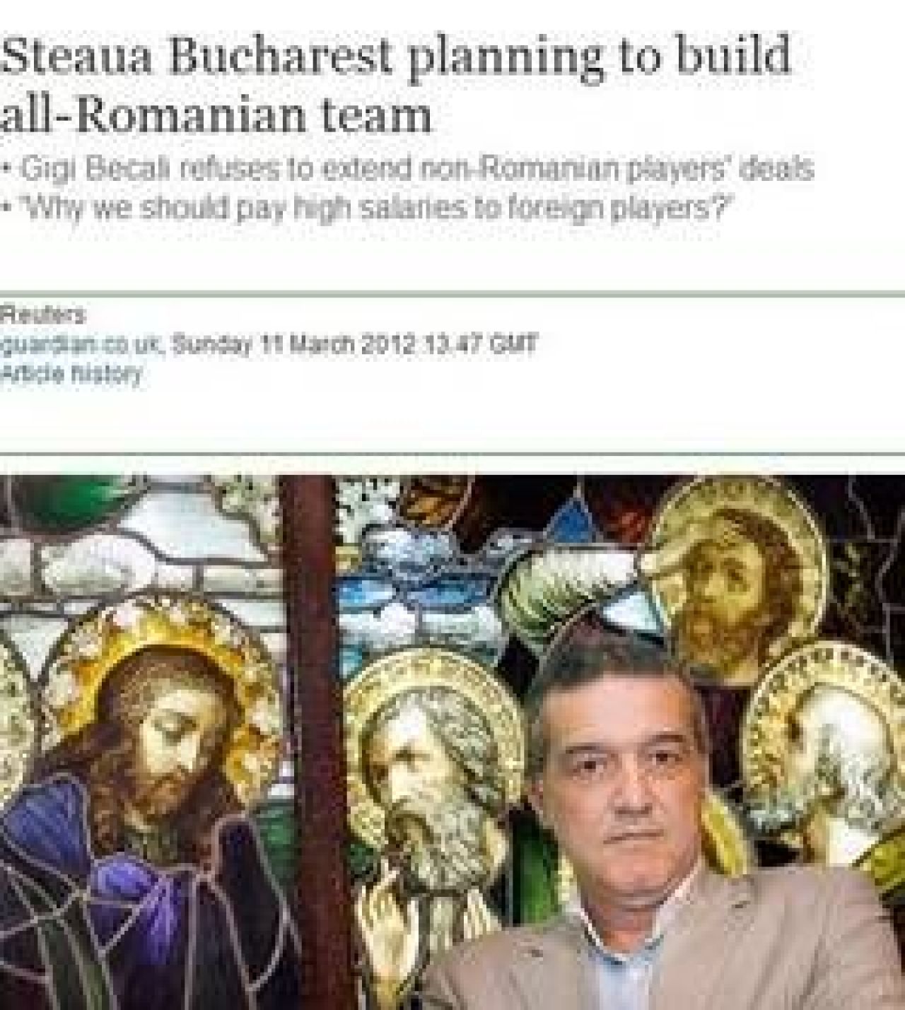 A facut-o si pe asta! Reghecampf a ajuns in presa din Anglia la cea mai rusinoasa rubrica! GESTUL care i-a facut pe englezi sa rada de el: