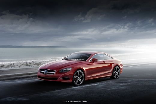 FOTO Asa arata VIITORUL Mercedes! Limuzina sport care se lanseaza in 2015! Prima imagine fara camuflaj:_2