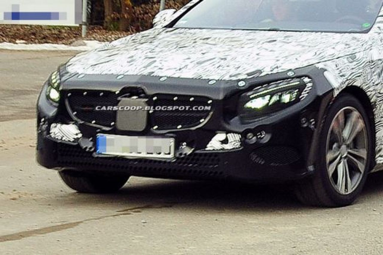 FOTO Asa arata VIITORUL Mercedes! Limuzina sport care se lanseaza in 2015! Prima imagine fara camuflaj:_4