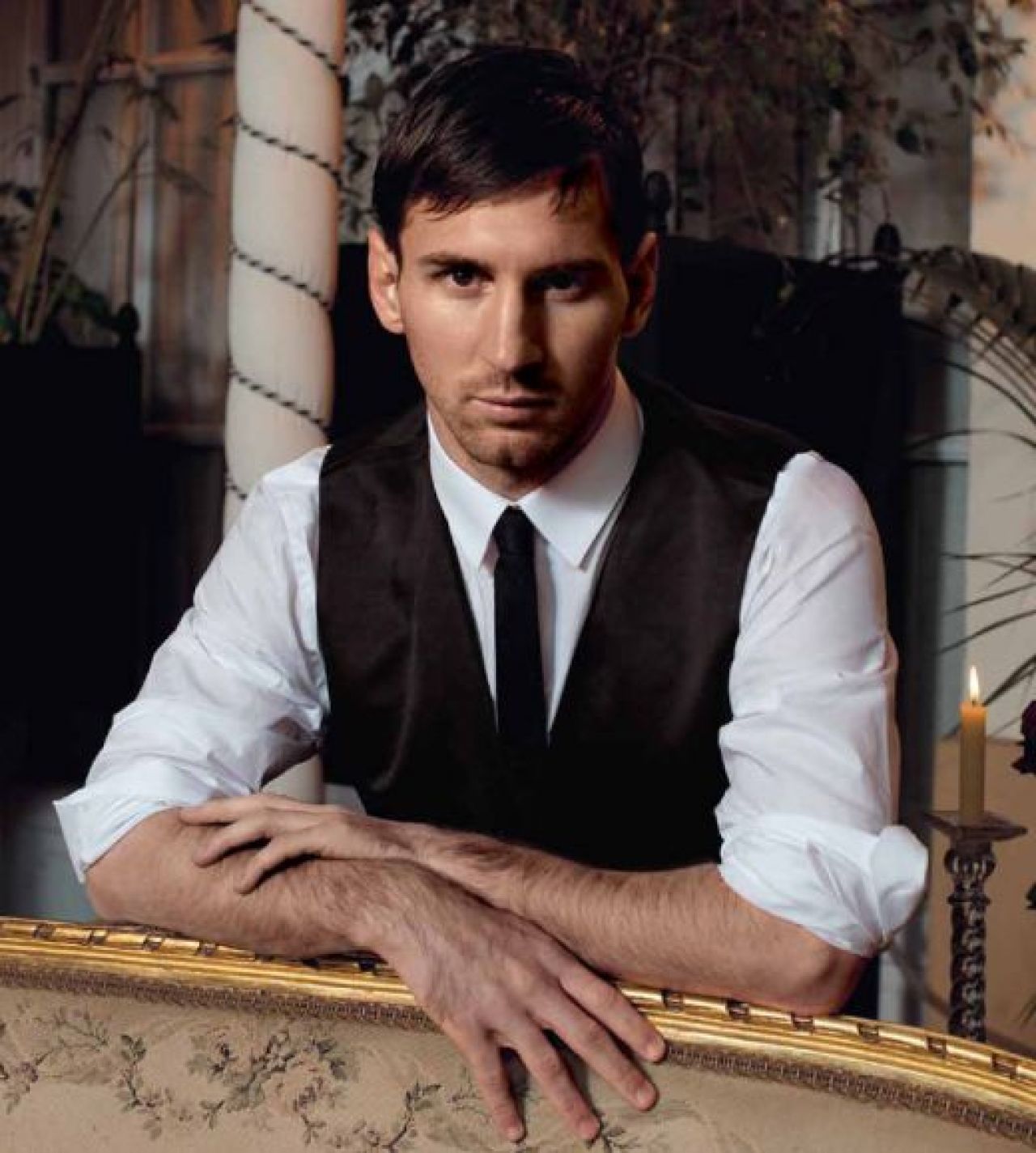 FOTO: Messi, asa cum nu l-ai mai vazut pana acum! Super starul Barcei, sedinta foto pentru D&G: