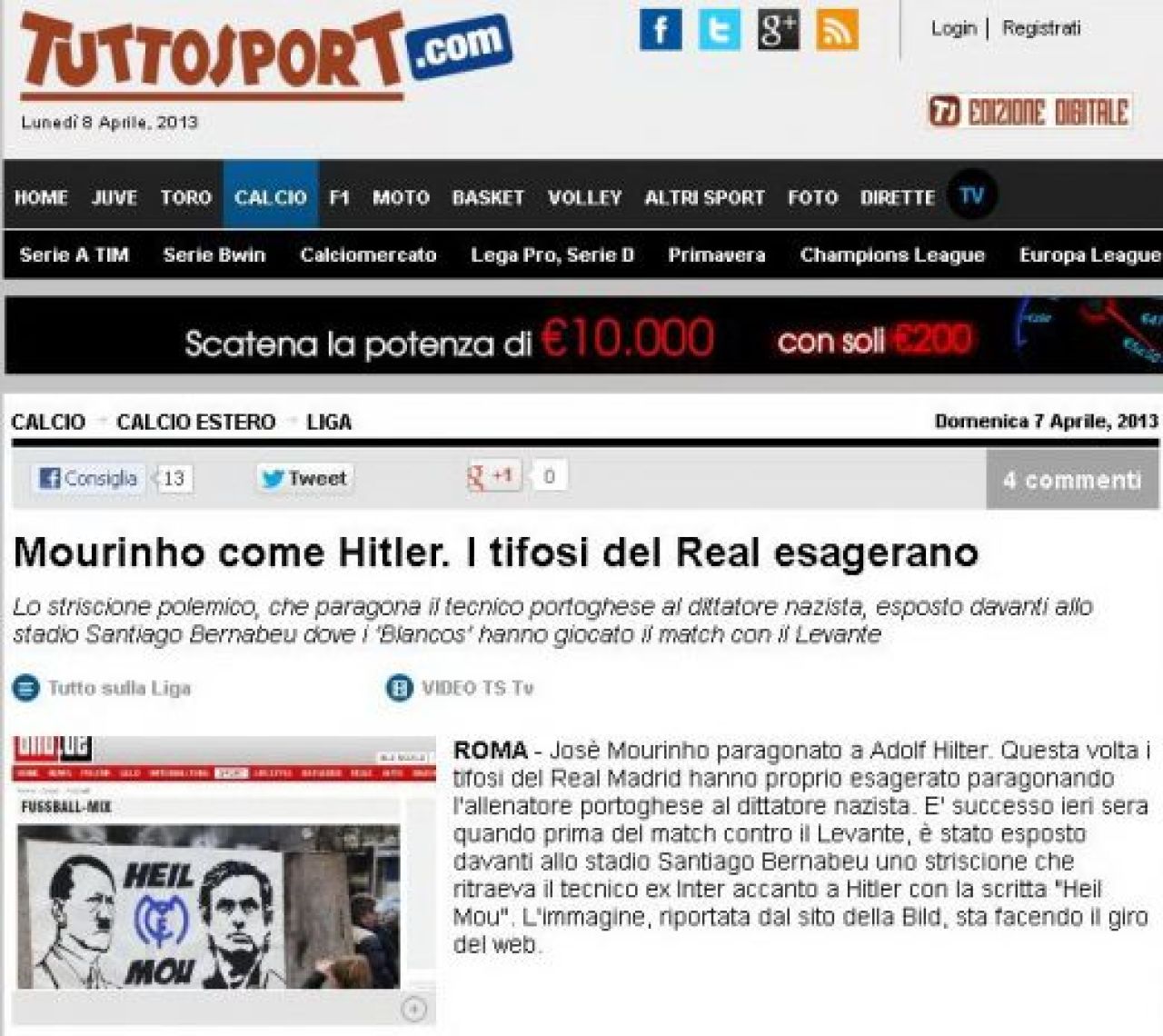 Scandal in Spania! Toata Europa a reactionat pentru un BANNER care a fost afisat pe Bernabeu de oamenii care IL URASC pe Mourinho! Imaginea revoltatoare:_3
