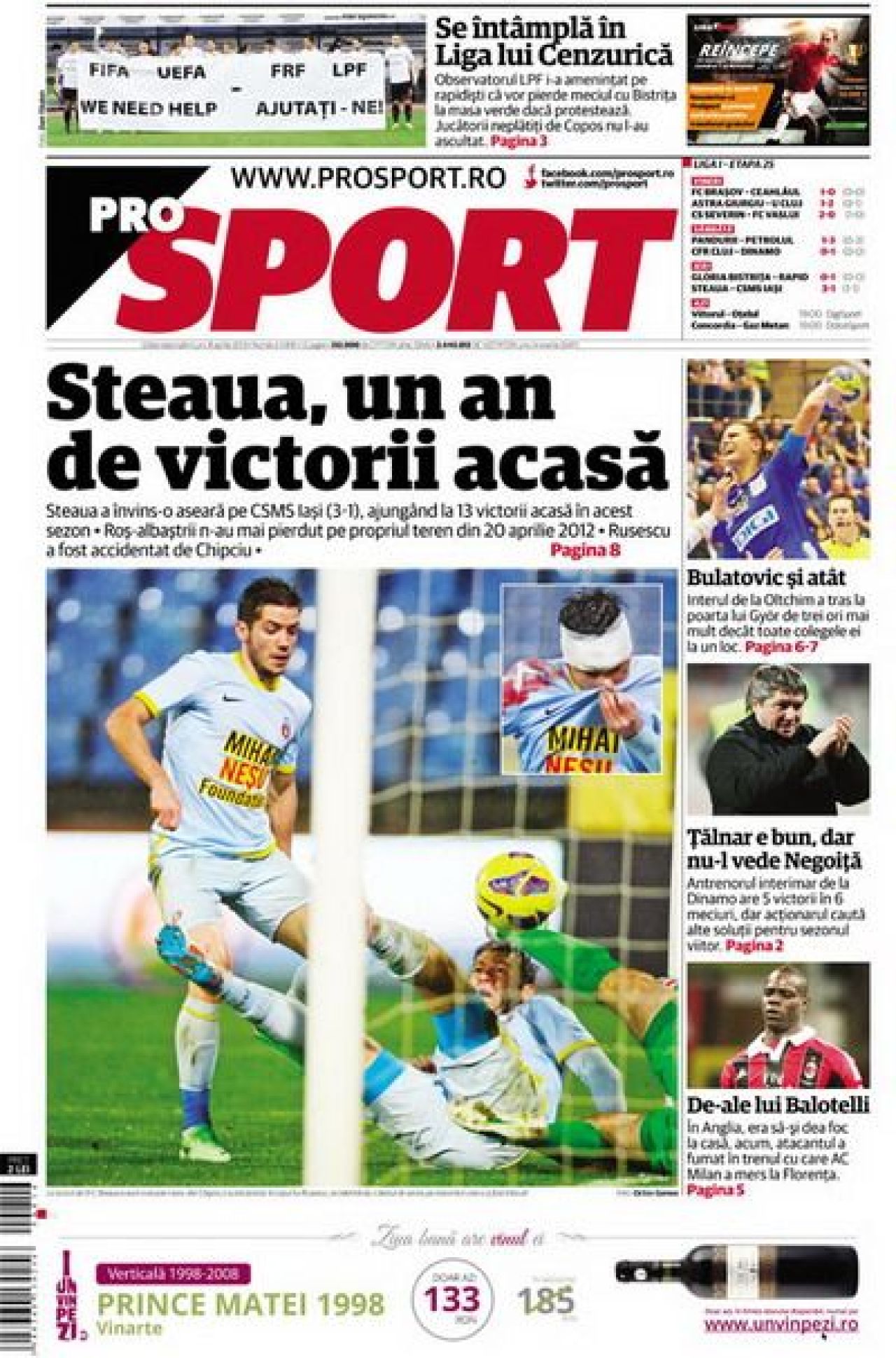 TITLURILE ZILEI | AS: Real Madrid, mesaj ca al Stelei: