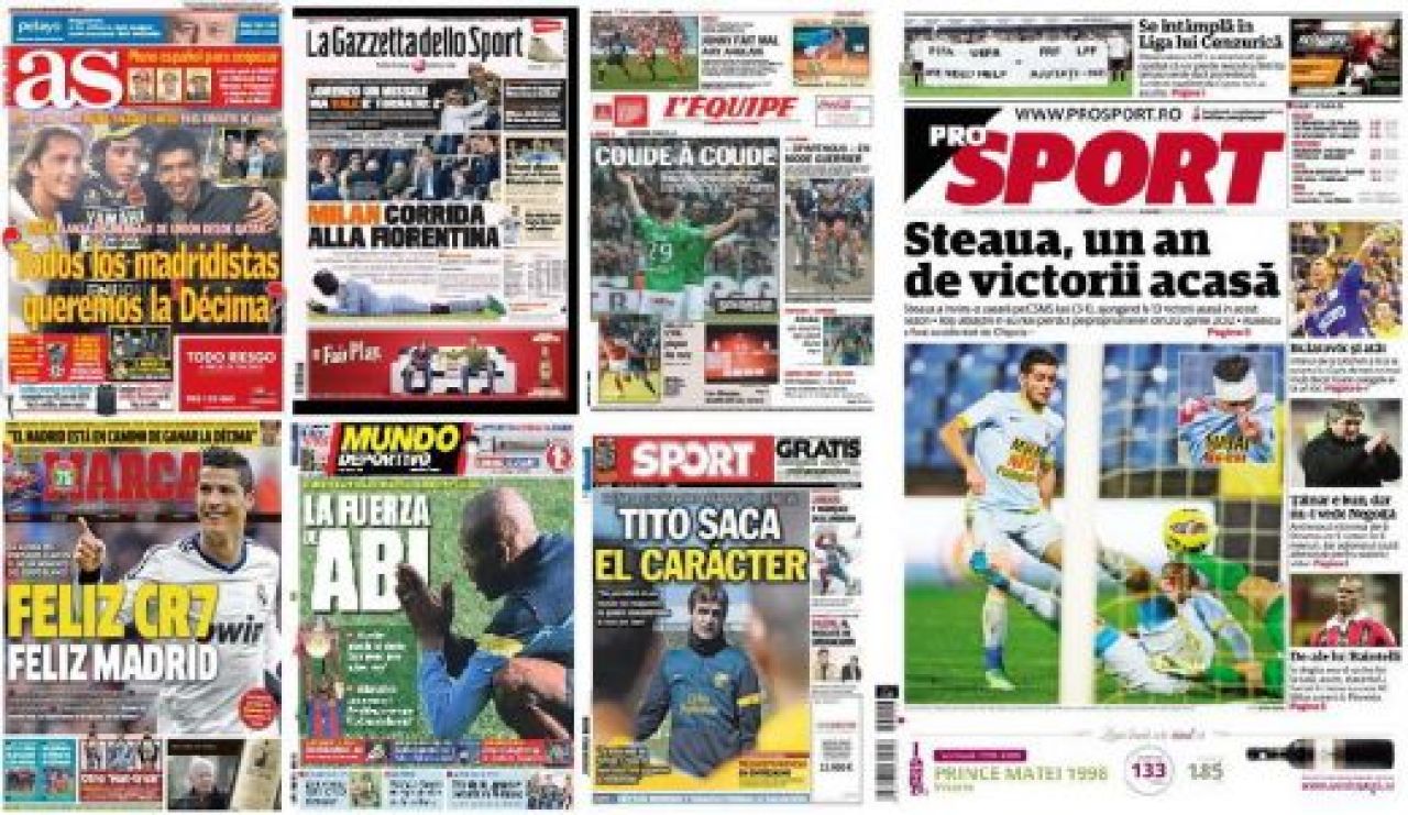 TITLURILE ZILEI | AS: Real Madrid, mesaj ca al Stelei: