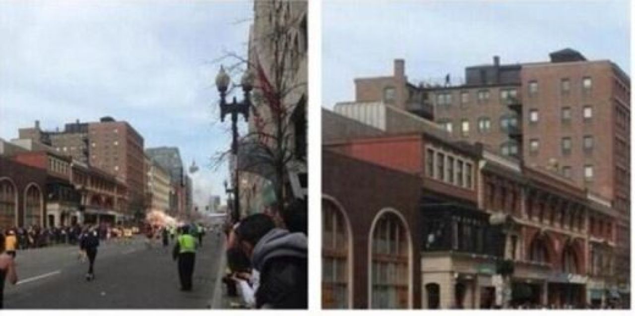 Aparitie MISTERIOASA la locul exploziilor in Boston! Silueta omului suspectat de autoritati! Un arab e primul pe lista americanilor:_1