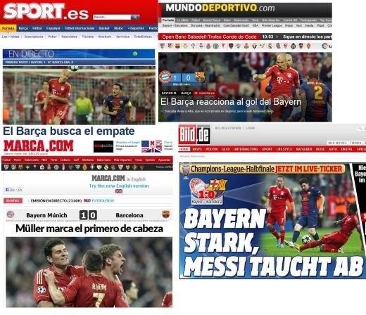 ADIO Barca! Tragedie la Munchen, a murit Invincibila Armada! Muller a fost 'Messi', argentinianul a fost invizibil! Bayern 4-0 Barcelona! Toate fazele VIDEO_8