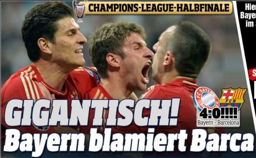 ADIO Barca! Tragedie la Munchen, a murit Invincibila Armada! Muller a fost 'Messi', argentinianul a fost invizibil! Bayern 4-0 Barcelona! Toate fazele VIDEO_13