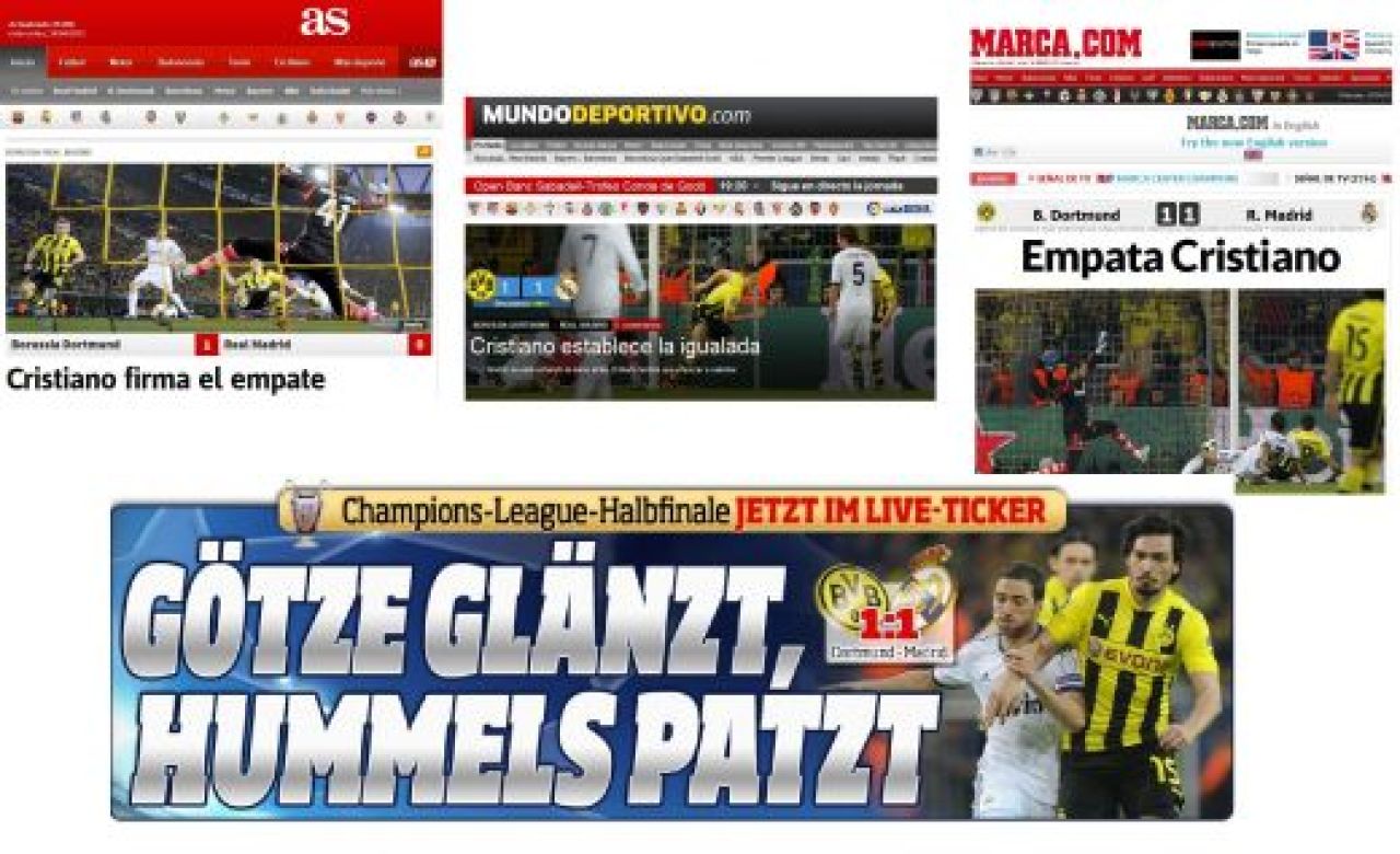 Umilinta REALA pentru Ronaldo si Mourinho! Lewandowski a dat 4 goluri si Dortmund este cu un pas in finala! Borussia 4-1 Real Madrid! Vezi toate fazele meciului - VIDEO_8