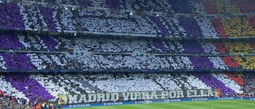 Super COREGRAFIE la Madrid! Stadionul a TREMURAT la iesirea echipelor pe teren! Moment emotionant pe Bernabeu