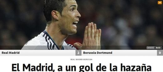 Reactiile PRESEI din Spania si Germania dupa Real 2-0 Dortmund! Meciul in care 'a lipsit MINUNEA!'_3