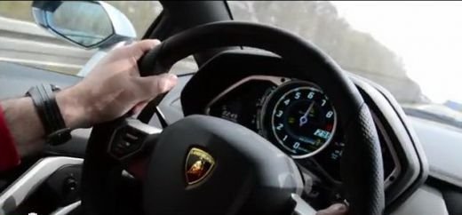 VIDEO Asa pleaca Ronaldo de la stadion :) Lamborghini Aventador, surprins cu o viteza INCREDIBILA pe o sosea din Germania!