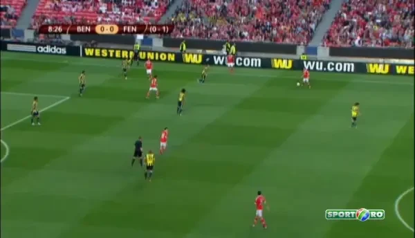 Benfica - Fener! Gol Gaitan