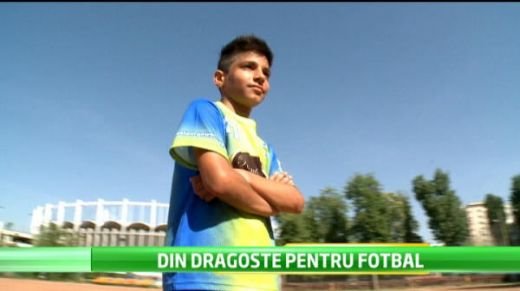 Povestea emotionanta a unui fotbalist roman, crescut la un centru de plasament: Doamne, ajuta-ma sa fiu Messi!