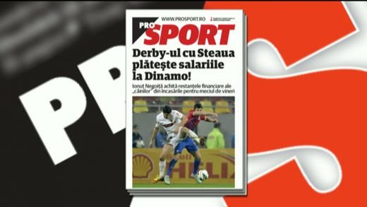 Citeste marti in Prosport: Meciul cu Steaua ii umple de bani pe jucatorii lui Dinamo indiferent de rezultat!