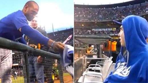 Moment MAGIC pe un stadion din America: un jucator a facut GESTUL ANULUI pentru un pusti care mai are 90 de zile de trait! VIDEO: