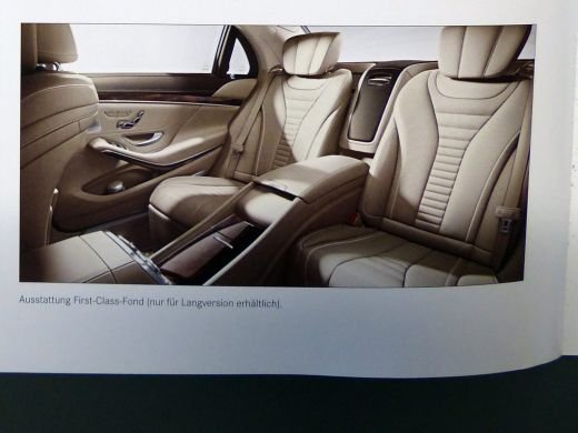 FOTO Rafinament, stil si eleganta! Primele imagini oficiale cu noua limuzina S-Klasse de la Mercedes!_10